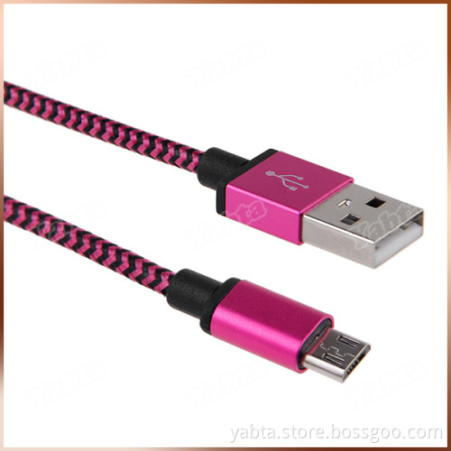 2015 Aluminum Braided Data Charging Cable For Iphone 6 USB Charger Cable